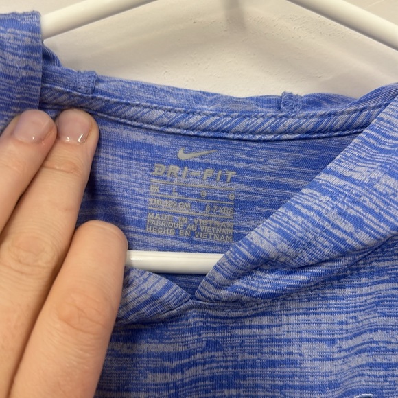 Nike dri-fit floral hooded peplum top 6X - Picture 2 of 6